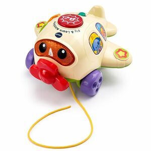 VTech Fly & Learn Airplane Pull Toy Interactive Musical Learning Plane